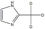 2-(methyl-d3)-1H-imidazole 结构式
