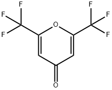 2,6-Bis(trifluoromethyl)-4H-pyran-4-one Structure