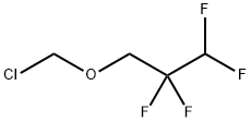 Chloromethyl 2,2,3,3-tetrafluoropropyl ether Structure