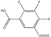 2,3,4-Trifluoro-5-vinylbenzoic acid Structure