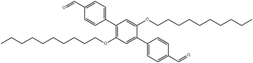 2,5-didecyloxy-1,4-bis(4-formylphenyl)benzene,850446-24-1,结构式