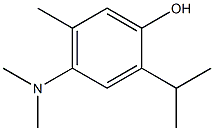 4-(dimethylamino)-2-isopropyl-5-methylphenol Structure