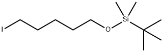 (1,1-Dimethylethyl)[(5-iodopentyl)oxy]dimethylsilane Structure