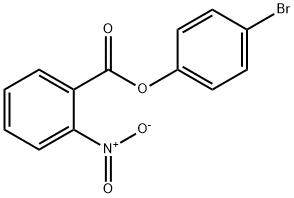 4-bromophenyl 2-nitrobenzoate 化学構造式