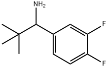 1-(3,4-difluorophenyl)-2,2-dimethylpropan-1-amine Structure