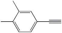 4-乙炔基-1,2-二甲苯 结构式