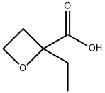 2-ethyloxetane-2-carboxylic acid Struktur