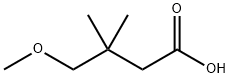 4-Methoxy-3,3-dimethylbutanoic acid Structure