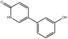 2-Hydroxy-5-(3-hydroxyphenyl)pyridine,86452-97-3,结构式