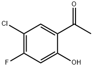1-(5-Chloro-4-fluoro-2-hydroxy-phenyl)-ethanone Struktur