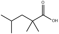 Pentanoic acid, 2,2,4-trimethyl- 化学構造式