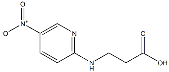 3-((5-硝基吡啶-2-基)氨基)丙酸,866157-47-3,结构式