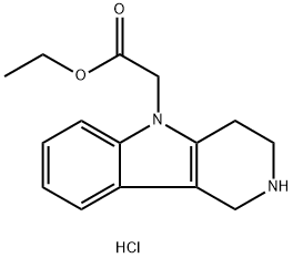 866459-01-0 ethyl 2-(3,4-dihydro-1H-pyrido[4,3-b]indol-5(2H)-yl)acetate hydrochloride