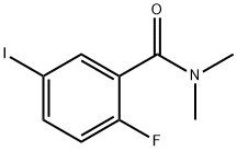 2-Fluoro-5-iodo-N,N-dimethylbenzamide Structure