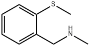 甲基({[2-(甲基巯基)苯基]甲基})胺 结构式
