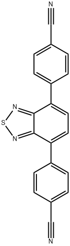 Benzonitrile, 4,4'-(2,1,3-benzothiadiazole-4,7-diyl)bis- Struktur