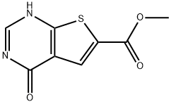 4-氧代-1,4-二氢噻吩并[2,3-D]嘧啶-6-羧酸甲酯,86762-08-5,结构式