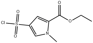 乙基 4-(氯磺酰)-1-甲基-1H-吡咯-2-甲酸基酯, 868963-97-7, 结构式