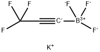 Potassium trifluoro(trifluoroprop-1-ynyl)borate 化学構造式