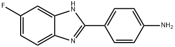 4-(5-fluoro-1H-1,3-benzodiazol-2-yl)aniline Struktur