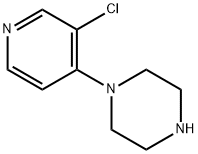 1-(3-chloropyridin-4-yl)piperazine Structure