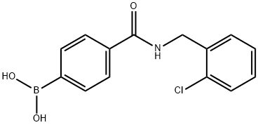 B-[4-[[[(2-chlorophenyl)methyl]amino]carbonyl]phenyl]Boronic acid|4-(2-氯苄氨基甲酰基)苯基硼酸