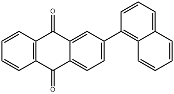 2-(naphthalen-1-yl)anthracene-9,10-dione 结构式