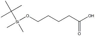 5-((叔丁基二甲基甲硅烷基)氧基)戊酸, 87729-39-3, 结构式