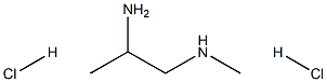 (2-氨基丙基)(甲基)胺二盐酸,878773-32-1,结构式