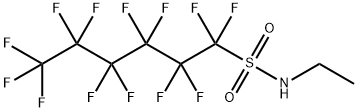 N-Ethyl perfluorohexylsulfonamide,87988-56-5,结构式