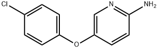 5-(4-chlorophenoxy)pyridin-2-amine Struktur