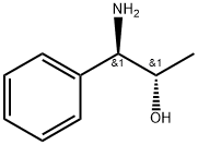 (2S,1R)-1-AMINO-1-PHENYLPROPAN-2-OL 化学構造式