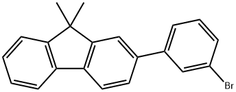 2-(3-bromophenyl)-9,9-dimethyl-9H-Fluorene Structure