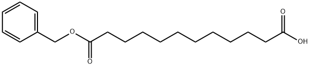 Dodecanedioic acid, 1-(phenylmethyl) ester Structure