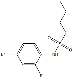 N-(4-bromo-2-fluorophenyl)butane-1-sulfonamide|