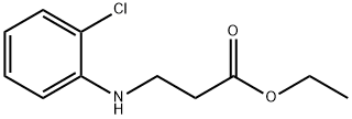 N-(2-Chlorophenyl)-Beta-Alanine Ethyl Ester Structure