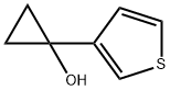 1-(THIOPHEN-3-YL)CYCLOPROPAN-1-OL Struktur