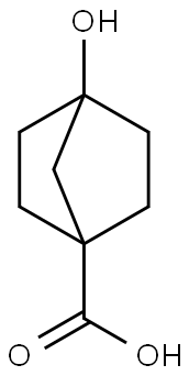 4-hydroxybicyclo[2.2.1]heptane-1-carboxylic acid 结构式