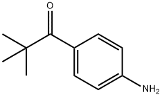1-(4-氨基苯基)-2,2-二甲基丙烷-1-酮 结构式