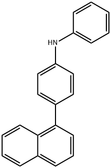 N-[4-(1-萘基)苯基]-苯基-4-胺 结构式