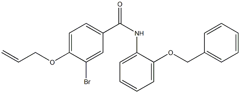 4-(allyloxy)-N-[2-(benzyloxy)phenyl]-3-bromobenzamide|