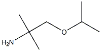 2-methyl-1-(propan-2-yloxy)propan-2-amine 化学構造式