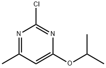 2-Chloro-4-(iso-propoxy)-6-methylpyrimidine,90002-90-7,结构式