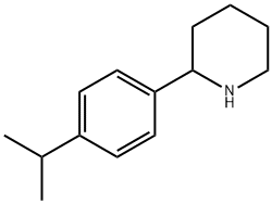 2-[4-(propan-2-yl)phenyl]piperidine 结构式