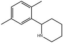 2-(2,5-dimethylphenyl)piperidine 化学構造式