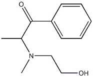 2-[(2-HYDROXYETHYL)(METHYL)AMINO]-1-PHENYL-1-PROPANONE,902267-47-4,结构式