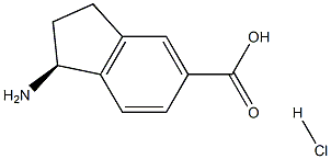 (S)-1-AMINO-2,3-DIHYDRO-1H-INDENE-5-CARBOXYLIC ACID HYDROCHLORIDE,903557-35-7,结构式