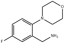 1-(5-fluoro-2-Morpholin-4-ylphenyl)MethanaMine Struktur