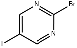 2-ブロモ-5-ヨードピリミジン 化学構造式