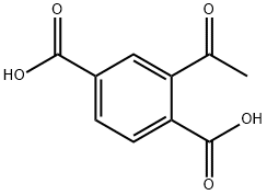 2-乙酰对苯二甲酸, 90772-00-2, 结构式